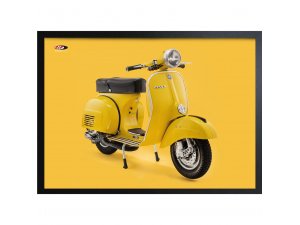 Poster SIP Vespa Rally gelb L 842mm, B 594mm, fertig...