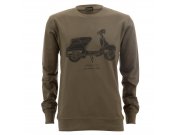 Sweatshirt SIP Life is better on a Rally, olivgrn,  fr...