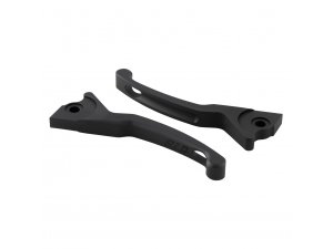 Sporthebel Set Bremse SIP  Shorty links und rechts, fr Vespa GTS/GTS Super/GTV/GT 60 /GT/GT L 125-300ccm,  Aluminium CNC,  schwarz matt eloxiert, als Accessoire - sehr schn und Note 1* - erstklassige Reparatur