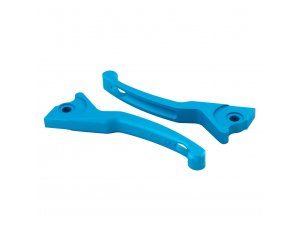 Sporthebel Set Bremse SIP  Shorty links und rechts, fr Vespa GTS/GTS Super/GTV/GT 60 /GT/GT L 125-300ccm,  Aluminium CNC,  blau matt eloxiert, als Accessoire - sehr schn und Note 1* - erstklassige Reparatur