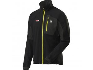 Jacke SIP by HAGLFS LIZARD JACKET, schwarz,  Gre: L,  Brust Stickerei,  90% Polyamide, 10% Elastane,  435g/m, windresistent