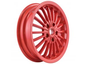 Felge vorne/hinten SIP fr Vespa GTS/GTS Super/GTV/GT 60 /GT/GT L 125-300ccm,  3.00--12, Aluminium, rot,  KBA 50336, 20 Speichen