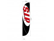 Beachflag SIP SCOOTERSHOP XXL  L 4150 mm, schwarz,  als...