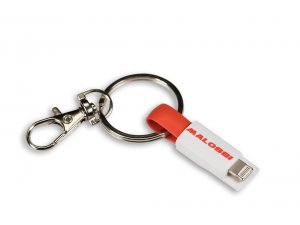 Schlüsselanhänger MALOSSI USB Stick, weiß, L 5 mm,...