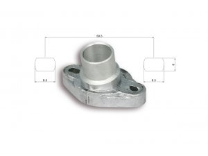 Ansaugstutzen MALOSSI PHBG 19,5, Durchlass: 19X24mm