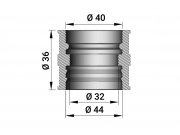 Verbindungsgummi MALOSSI PHBE- PHF 32 B