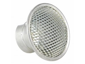 Ansaugtrichter MALOSSI Ø 32x43 mm, chrom, mit Netz für...