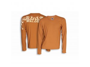 ORANGE T-SHIRT MALOSSI griffe (langrmli