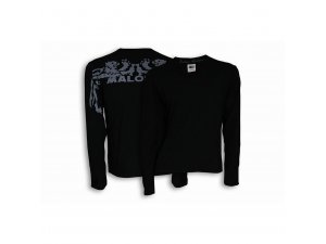 SCHWARZER T-SHIRT MALOSSI griffe (langr