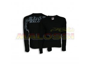 SCHWARZER T-SHIRT MALOSSI griffe (langr