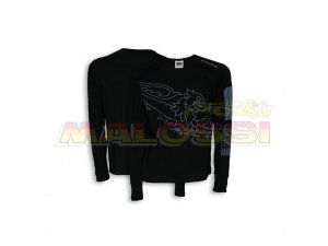 SCHWARZER T-SHIRT MALOSSI griffe (langr