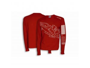 ROT T-SHIRT MALOSSI griffe (langrmlig)