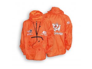 Regenjacke MALOSSI K-Way, orange, Unisex, Größe: L,...