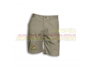 Khakifarbige Multitaschen MALOSSI Shorts