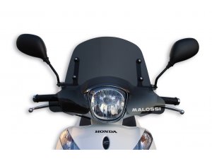 Windschild MALOSSI Sport Screen - getnt - L.480xH.340 sp.5 mm