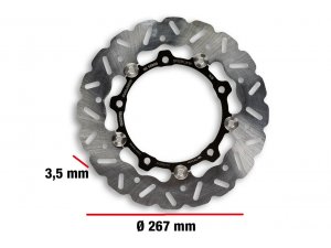 Bremsscheibe MALOSSI Whoop Disc Ø 26x3,5 mm, 1 Stück