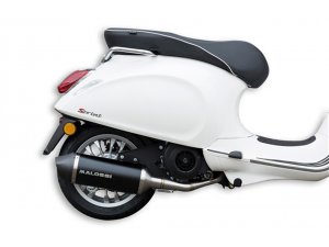 Rennauspuff MALOSSI RX, Black Edition, für Vespa...