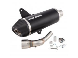 Rennauspuff MALOSSI RX, Black Edition, für Vespa GTS/GTS...
