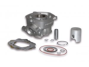 Rennzylinder MALOSSI TEAM  50 ccm 2T LC   39,8mm, Aluminium,  KB  12mm,  inkl. Zylinderkopf,  fr Modularkopf,  TUNING RACE - fr Profis und Note 1 - perfekte Reparatur