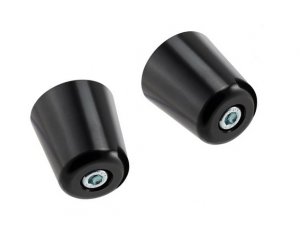 Lenkerendengewichte fr Vespa GTS/GTS Super/GTV/GT 60/GT/GT L 125-300ccm H 35 mm,  31 mm, schwarz glnzend, inkl. Schrauben. Gewicht (beide, inkl. Schraube) 120g