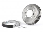 Bremstrommel vorne 8 inkl. Bremsbacken -BGM PRO Grauguss-...