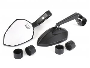 Spiegel-Set -MOTO NOSTRA 1401- Lenkerenden- Aluminium-...