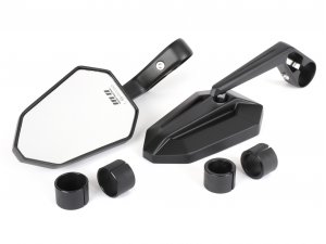 Spiegel-Set -MOTO NOSTRA 1402- Lenkerenden- Aluminium-...