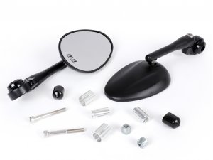 Spiegel-Set -MOTO NOSTRA 1405, Aluminium CNC, Oval,...