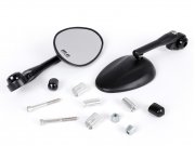 Spiegel-Set -MOTO NOSTRA 1405, Aluminium CNC, Oval,...