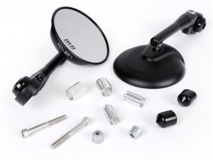 Spiegel-Set -MOTO NOSTRA 1406, Aluminium CNC, Rund,...