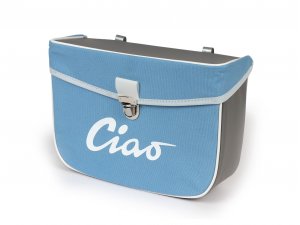 Satteltasche -MOTO NOSTRA- Ciao Blau Grau