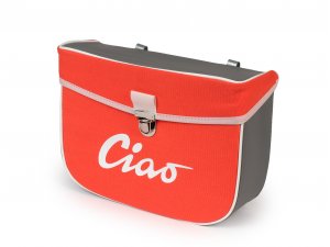 Satteltasche -MOTO NOSTRA- Ciao Orange Grau