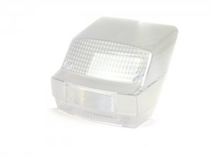 Rücklichtglas -MOTO NOSTRA- Vespa PX alt (-1984) - Weiss