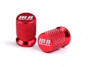 Ventilkappen -MOTO NOSTRA, CNC, rot-