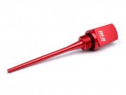 leinfllschraube mit Peilstab -MOTO NOSTRA, CNC, rot-...