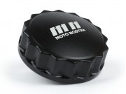 Tankdeckel -MOTO NOSTRA, CNC, schwarz matt- Vespa GTS 125...