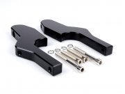 Furastenadapter Sozius -MOTO NOSTRA, CNC, schwarz...