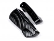 Furasten-Set -MOTO NOSTRA, CNC, schwarz glnzend- Vespa...