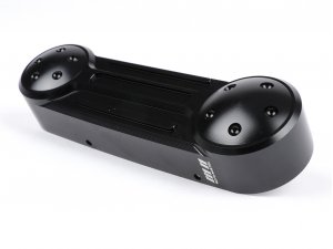 Schwingenabdeckung -MOTO NOSTRA, CNC, schwarz glänzend,...