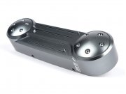 Schwingenabdeckung -MOTO NOSTRA, CNC, grau, gerade...