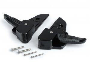Fußrasten-Set -MOTO NOSTRA, CNC, schwarz glänzend- Vespa...