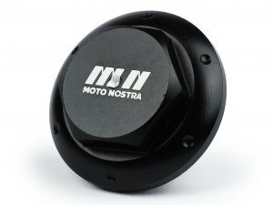 Ölablassschraube -MOTO NOSTRA, CNC, schwarz glänzend-...