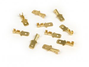 Kabelschuh -Flachstecker 6,3mm Ø=1,0-1,5mm²- DIN 46248 -...