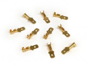 Kabelschuh -Flachstecker 4,8mm Ø=0,5-1,0mm²- DIN 46343 -...