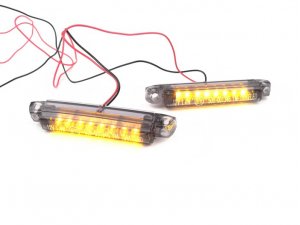 Blinker -BGM PRO Micro 2x8 LED- Universal - Schwarz -...