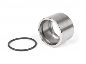 Auspuffflansch - BGM PRO - =45mm, Vespa PX200, Rally 200, Quattrini M232/M244 - zum anschweien, inkl. O-Ring