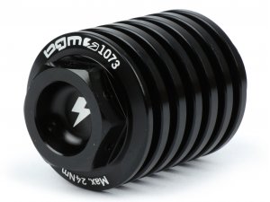 lablassschraube -BGM PRO, CNC, schwarz glnzend- alle Piaggio Leader 125-200ccm, LEM 125-150ccm, HE 125-150ccm, IGET 125-150ccm, Quasar/HPE 250-300ccm, Master 400-500ccm