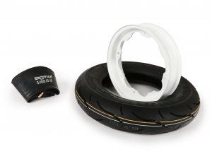 Reifen komplett Set -BGM Sport, Lambretta- 3.50 - 10 Zoll...