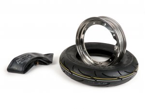 Reifen komplett Set -BGM Sport, Vespa- 3.50 - 10 Zoll TT...