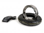 Reifen komplett Set -BGM Sport, Vespa- 3.50 - 10 Zoll TT...